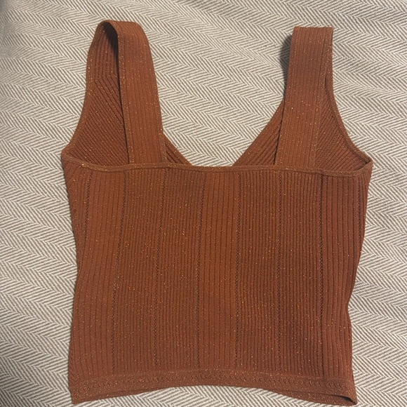 Jonathan Simkhai Eva Crossover run Knit Top - Picture 5 of 6